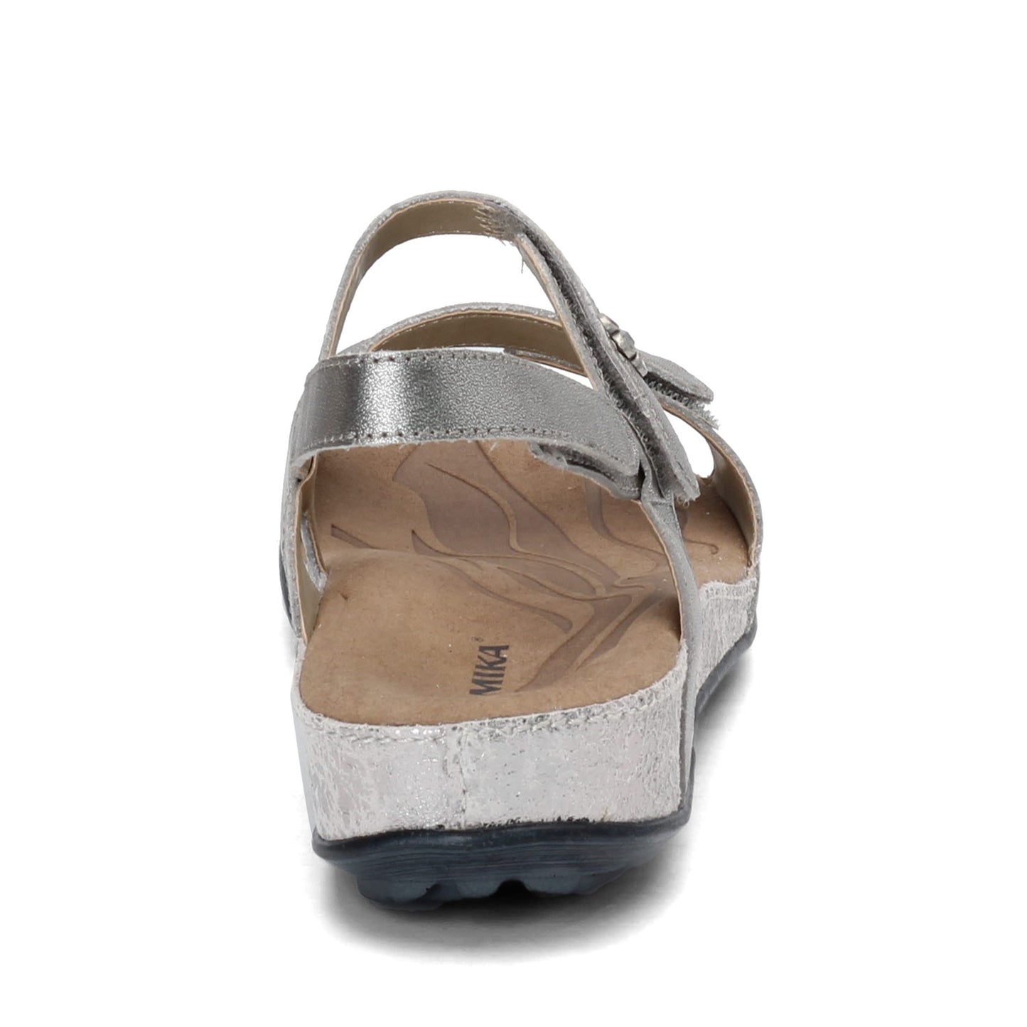 Peltz Shoes  Women's Romika Fidschi 54 Sandal PLATINUM 11054-49730