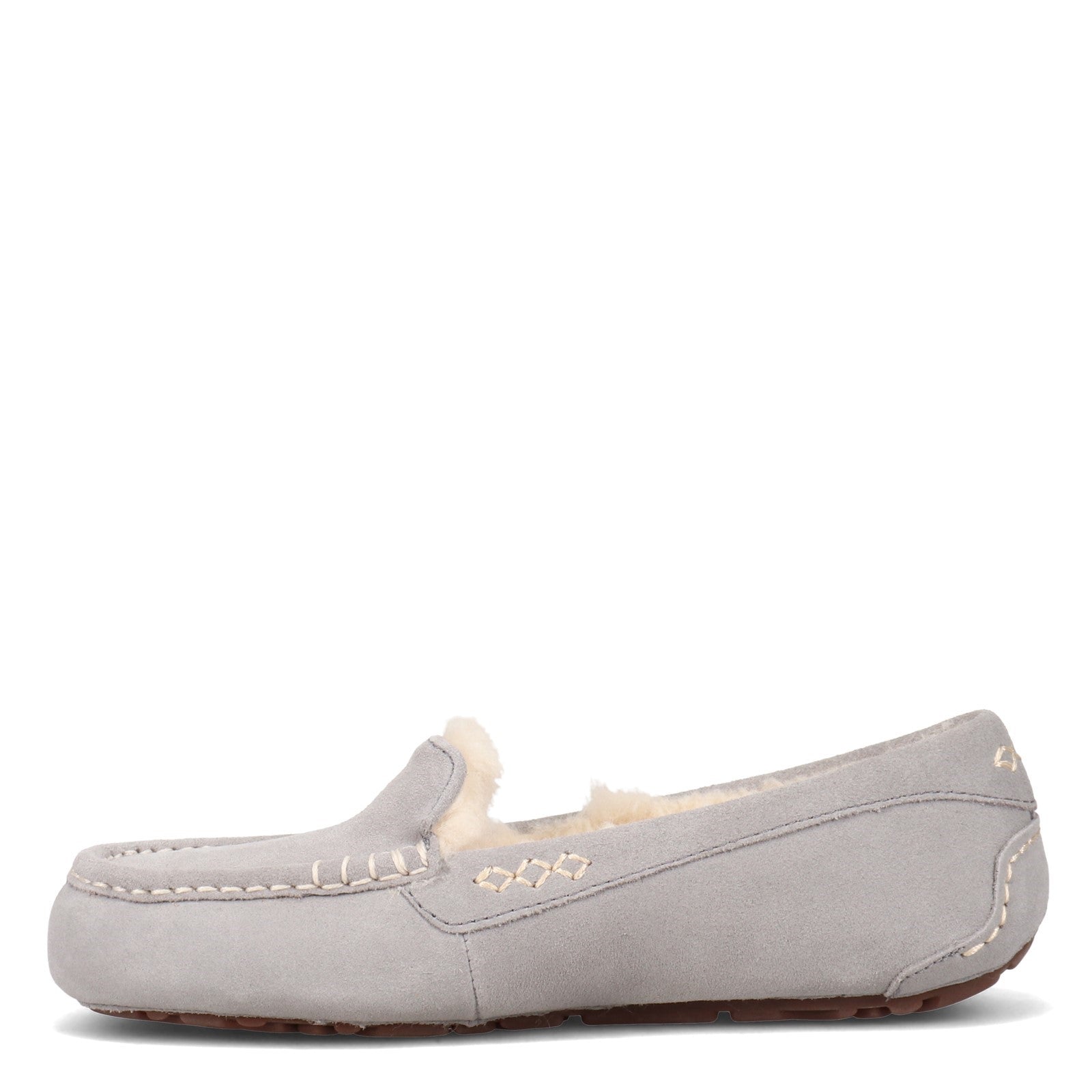 Women's Shoes UGG ANSLEY Suede Indoor/Outdoor Moccasin Slippers 1106878  CHESTNUT | eBay