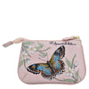 Peltz Shoes  Women's Anuschka Medium Sized Coin Purse Butterfly Melody 1107-BML