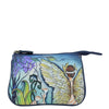 Peltz Shoes  Women's Anuschka Medium Sized Coin Purse Enchanted Garden 1107-ECG