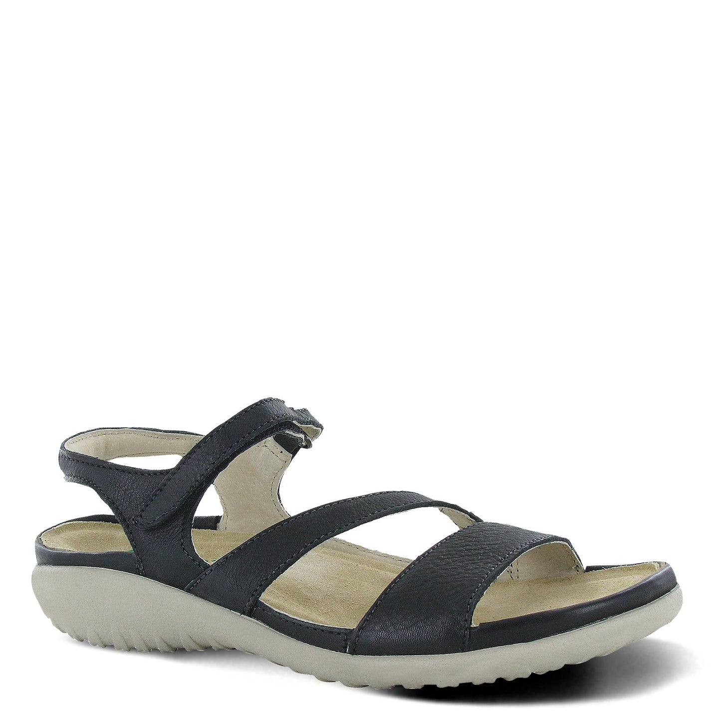 Peltz Shoes  Women's Naot Etera Sandal Soft Black Lthr 11111-BA6
