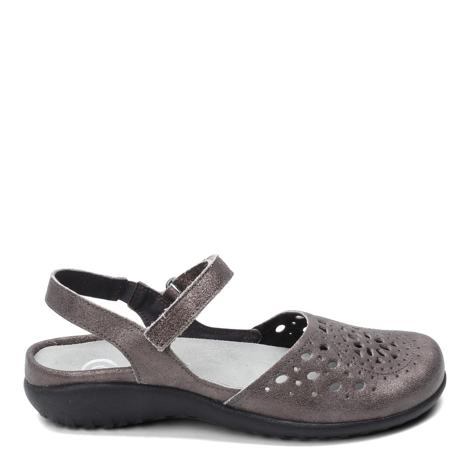 Peltz Shoes  Women's Naot Arataki Sandal GREY SHIMMER 11124-B77