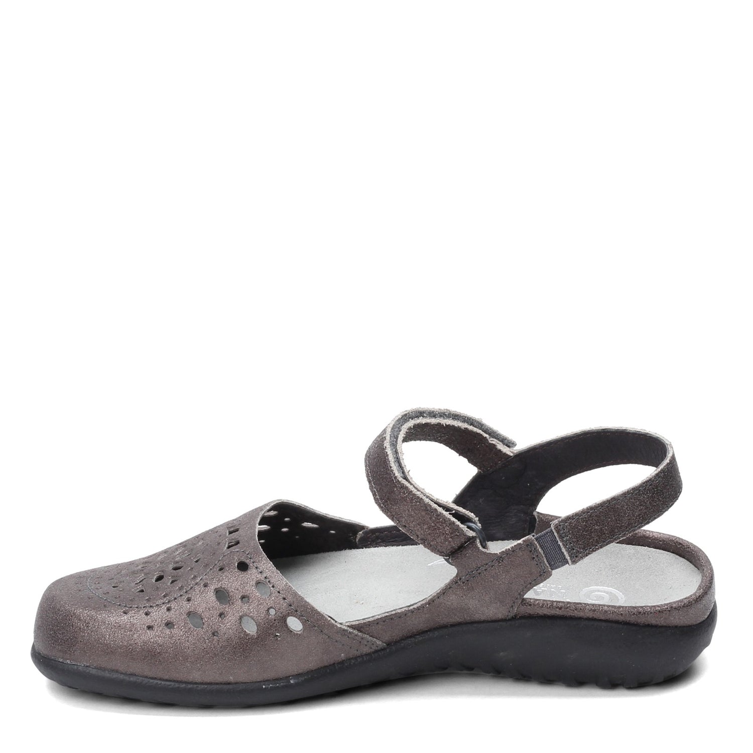 Peltz Shoes  Women's Naot Arataki Sandal Grey Shimmer 11124-B77