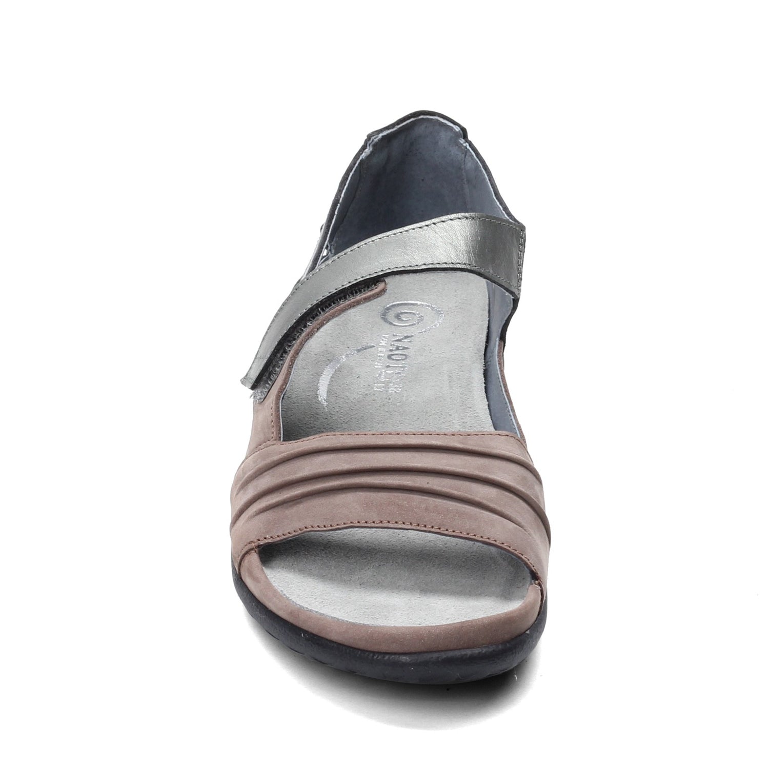 Peltz Shoes  Women's Naot Papaki Sandal SHIITAKE NUBUCK/STER 11125-SJ1