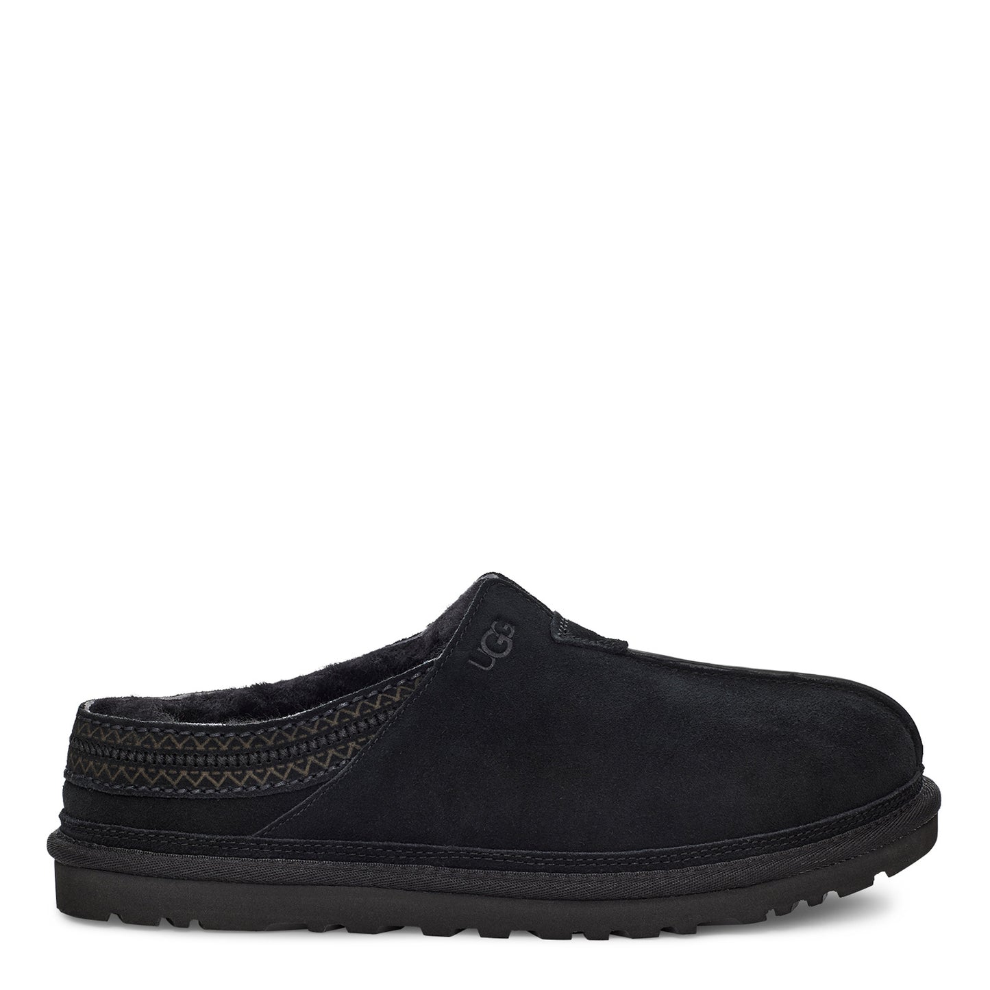Peltz Shoes  Men's Ugg Neuman Slipper Black 1113631-BLK