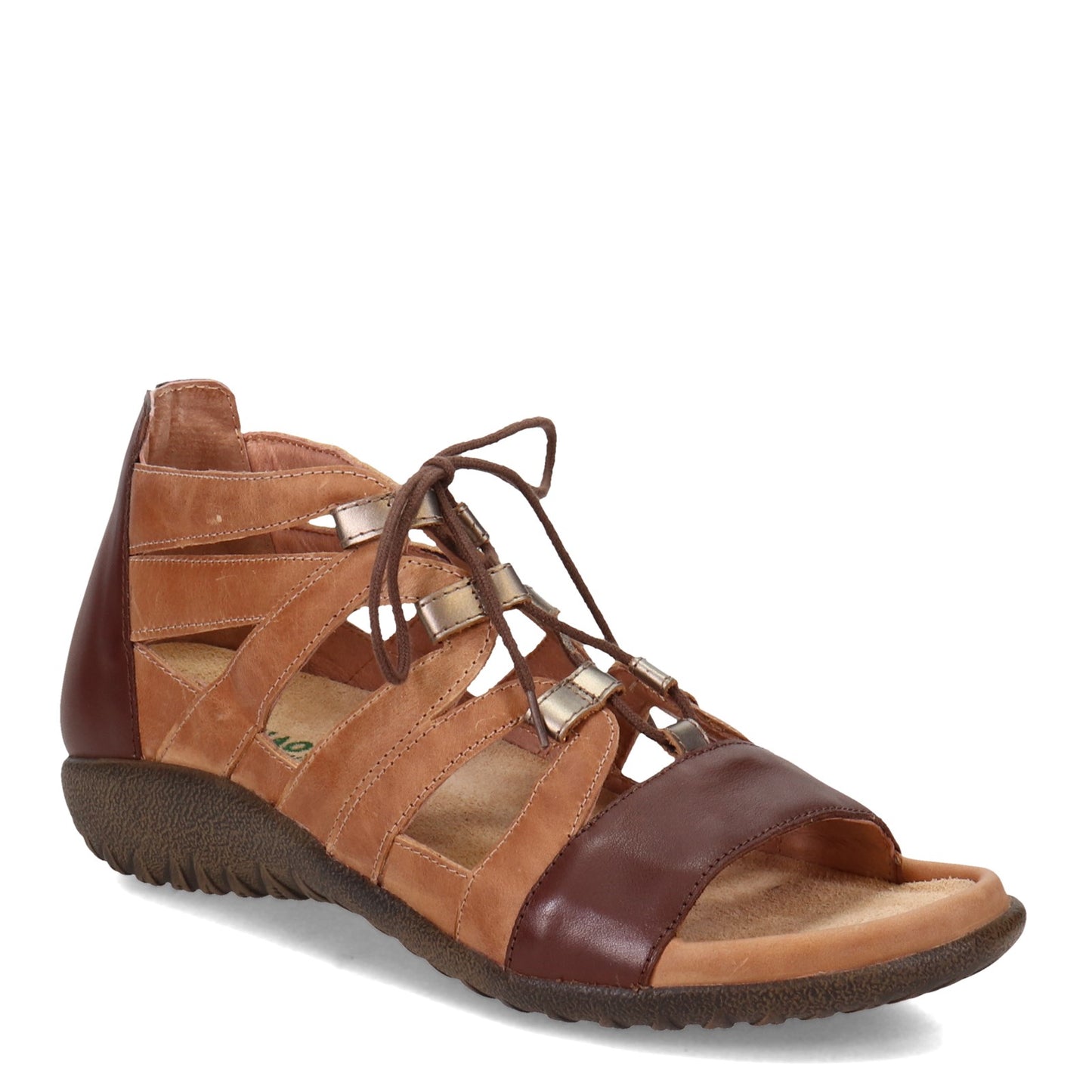 Peltz Shoes  Women's Naot Selo Sandal BROWN TAN 11144-SQA
