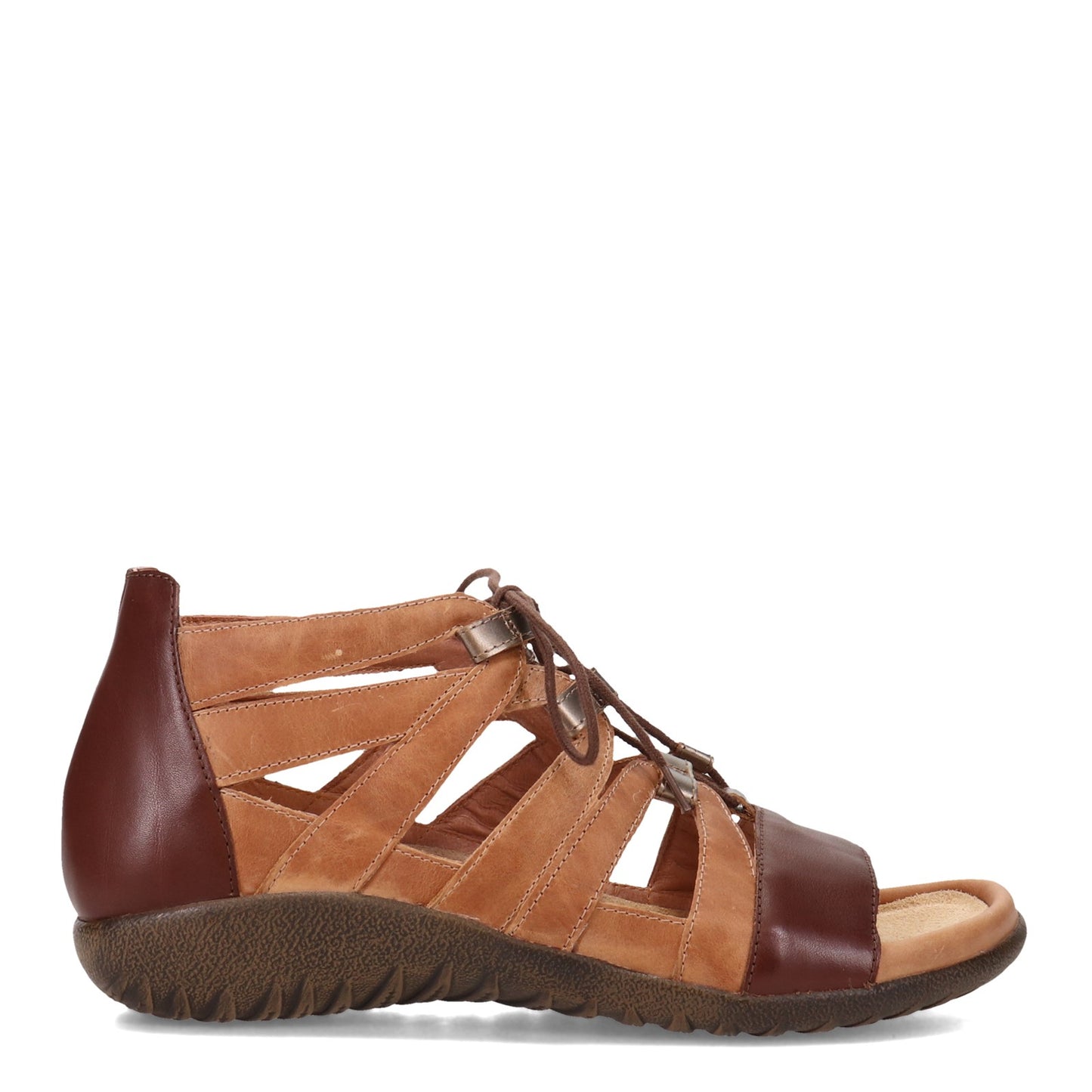 Peltz Shoes  Women's Naot Selo Sandal BROWN TAN 11144-SQA