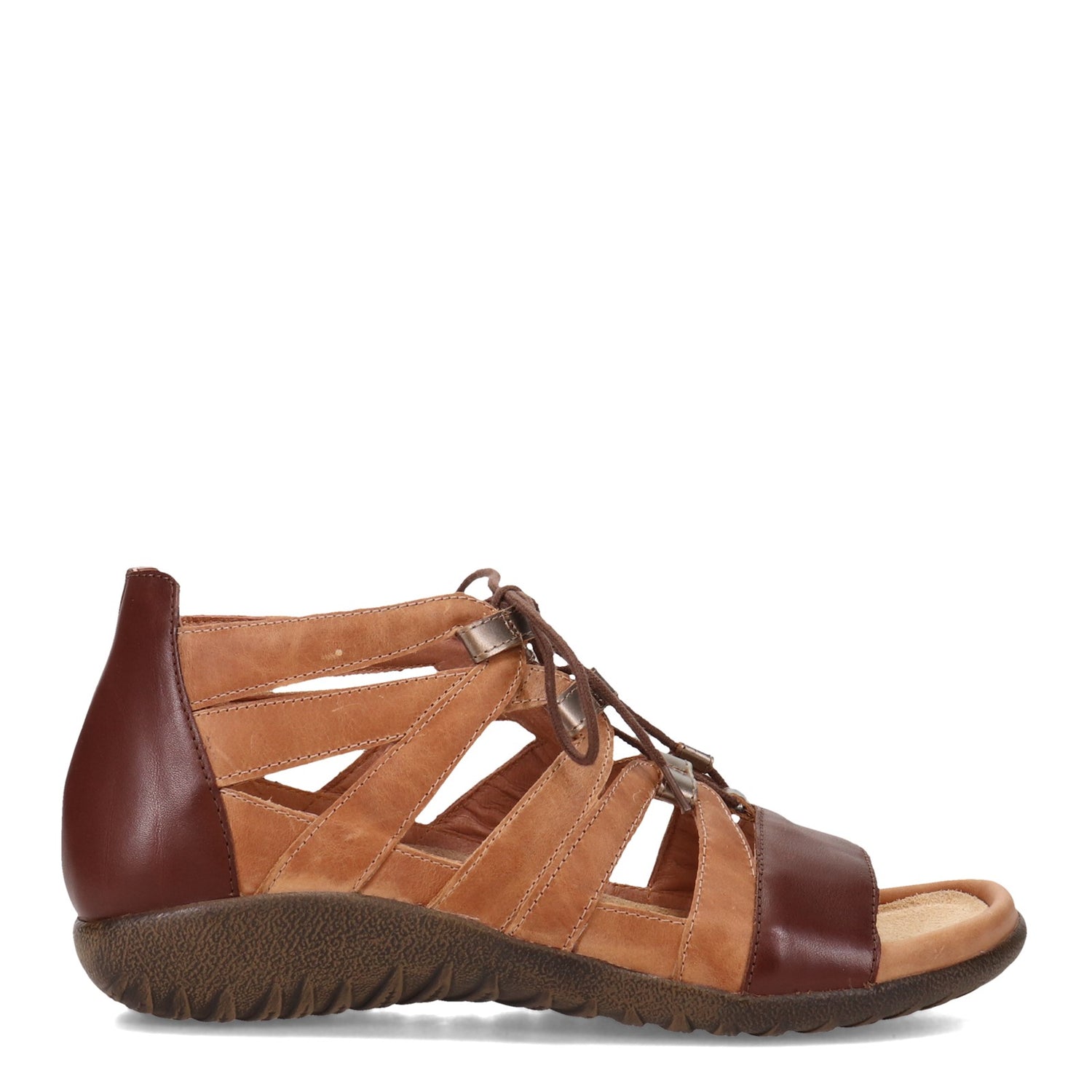Peltz Shoes  Women's Naot Selo Sandal BROWN TAN 11144-SQA