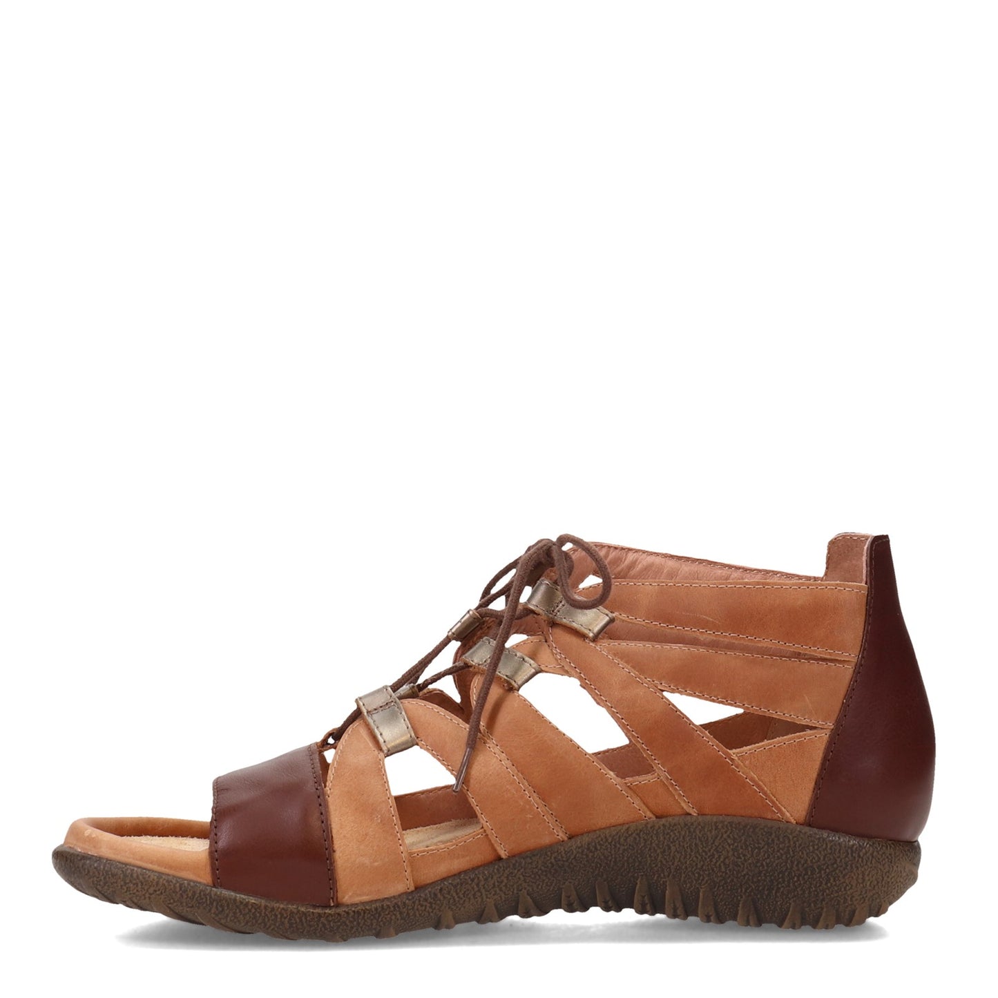 Peltz Shoes  Women's Naot Selo Sandal BROWN TAN 11144-SQA