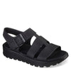 Peltz Shoes  Women's Skechers Foamies: Footsteps - Back to Basics Sandal Black 111570-BBK