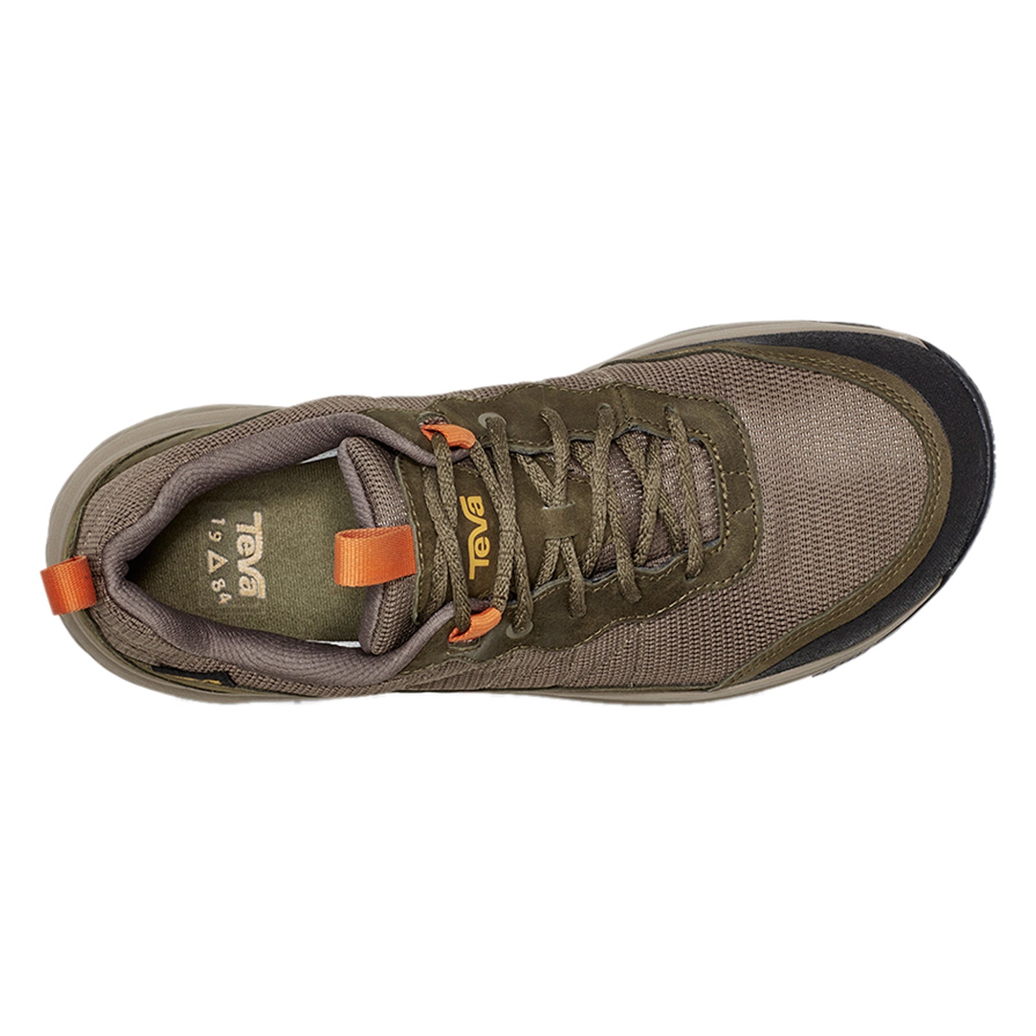 Peltz Shoes  Men's Teva Ridgeview RP Waterproof Hiking Shoe DARK OLIVE 1116627-DOL