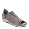Peltz Shoes  Women's NAOT Hikoi Sandal Smoke Grey Leather 11168-BA8