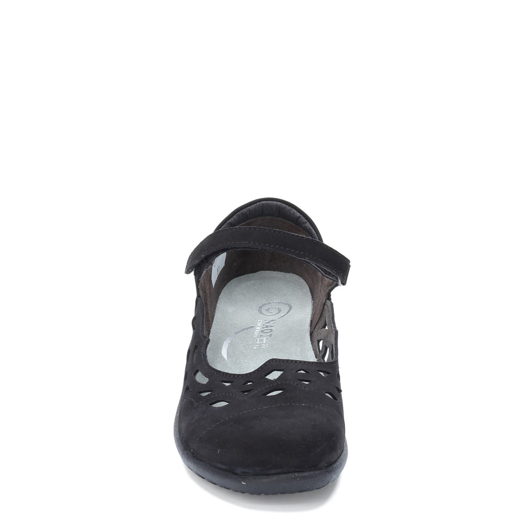 Women's Naot Agathis Mary Jane BLACK VELVET NUBUCK 11170-B12