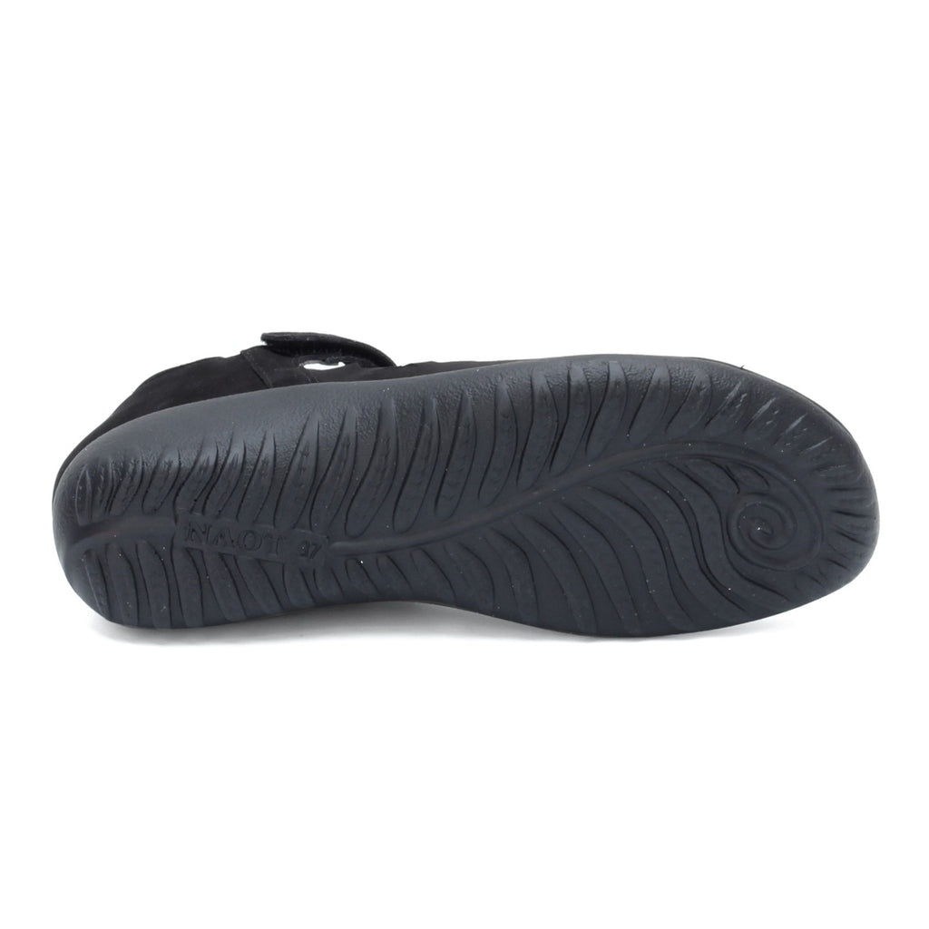 Women's Naot Agathis Mary Jane BLACK VELVET NUBUCK 11170-B12