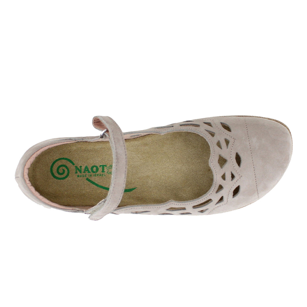 Women's Naot Agathis Mary Jane STONE NUBUCK 11170-H53
