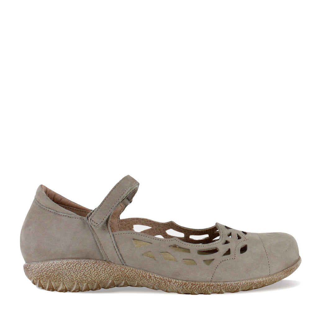 Women's Naot Agathis Mary Jane STONE NUBUCK 11170-H53