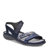 Peltz Shoes  Women's Naot Whetu Sandal Blue 11201-PEM