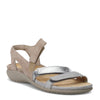 Peltz Shoes  Women's Naot Whetu Sandal Grey Silver/Sand 11201-WD3