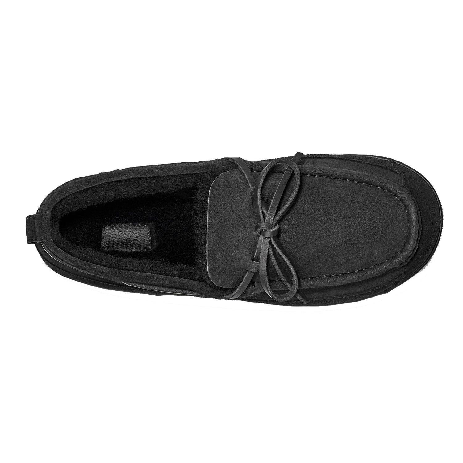 Peltz Shoes  Men's Ugg Parkdale Moc Toe Slip-On Black 1120924-BLK