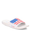 Peltz Shoes  Men's Hey Dude Phoenix Sox Slide RED WHITE BLUE 112197124