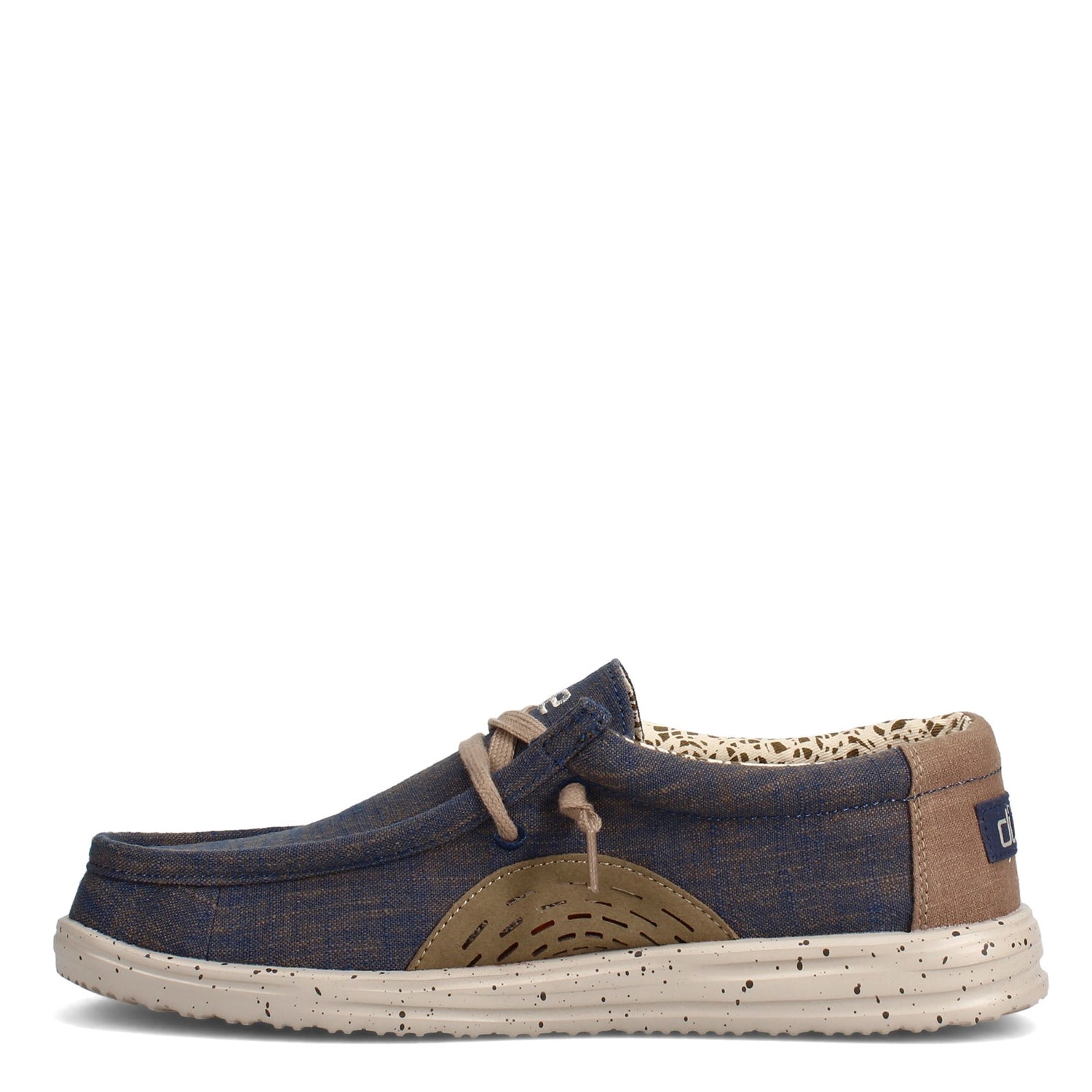 Peltz Shoes  Men's Hey Dude Wally Free Slip-On BLUE / NATURAL 112272128