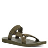 Peltz Shoes  Men's Teva Universal Slide Sandal DARK OLIVE 1124047-TTDO