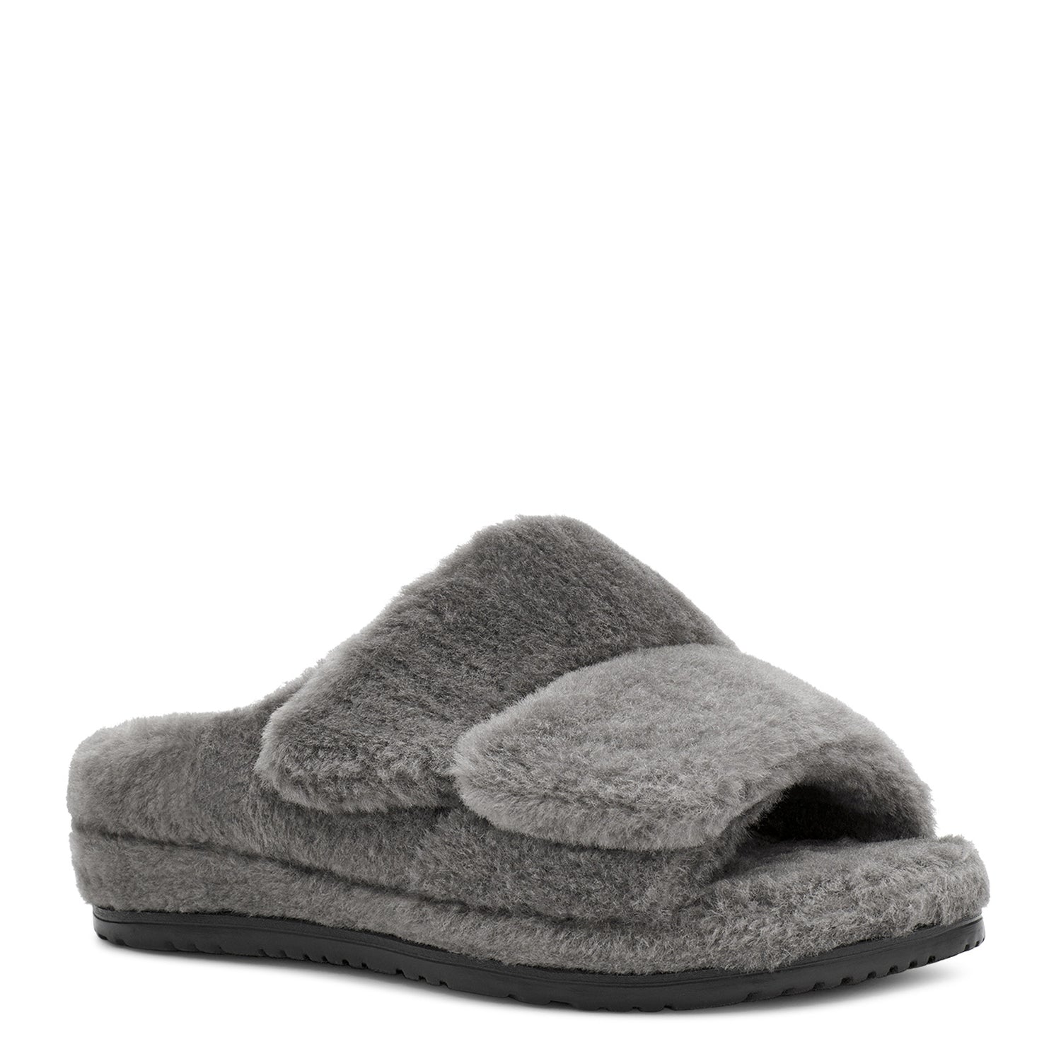 charcoal ugg slides