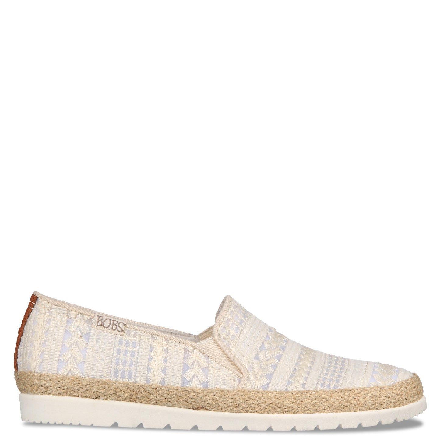 Peltz Shoes  Women's Skechers BOBS Flexpadrille 3.0 Slip-On NATURAL 113237-NAT
