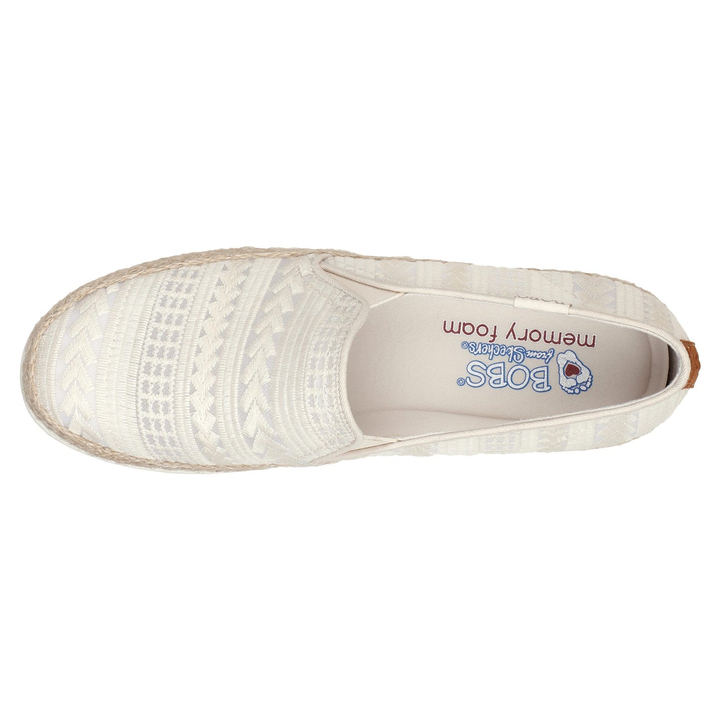 Peltz Shoes  Women's Skechers BOBS Flexpadrille 3.0 Slip-On NATURAL 113237-NAT