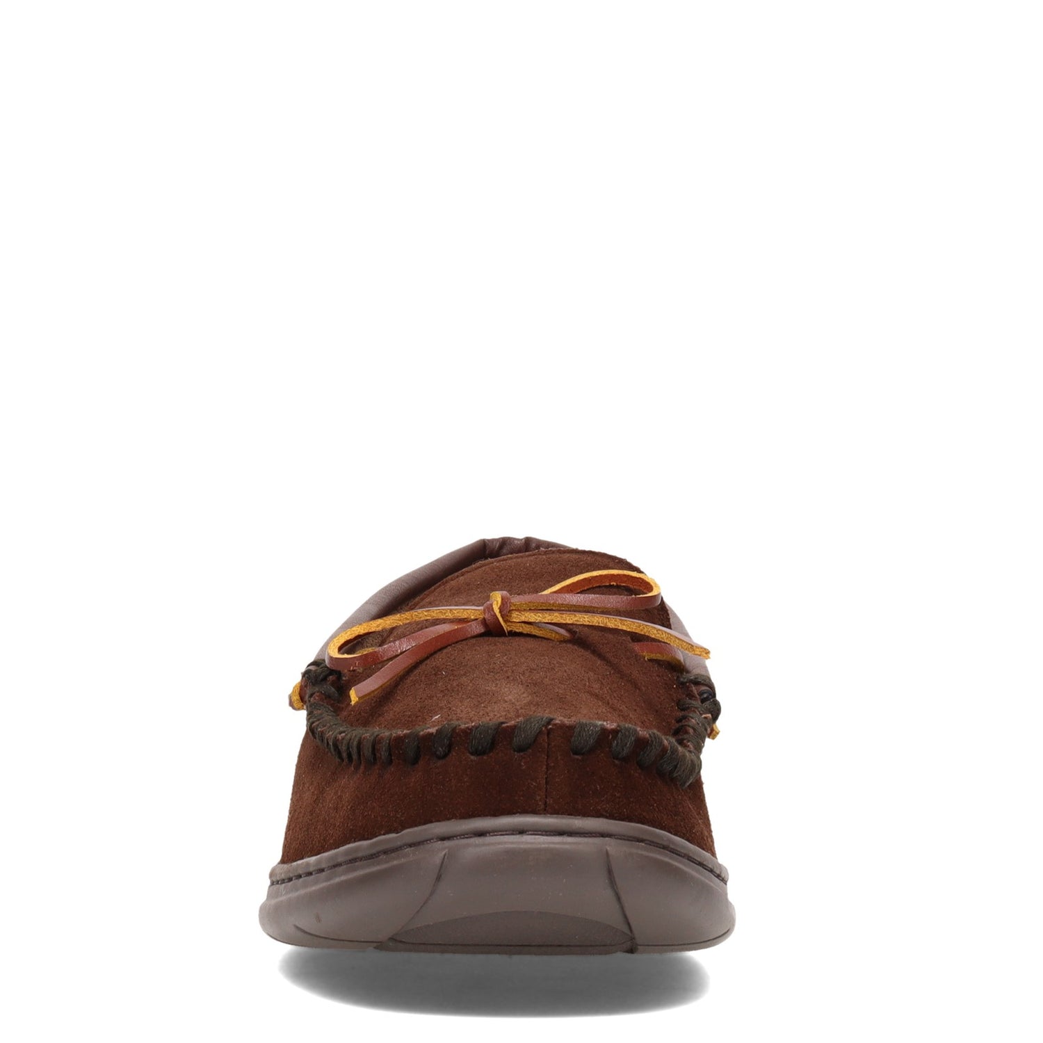 Peltz Shoes  Men's LB Evans Atlin Slipper CHOCOLATE 1132