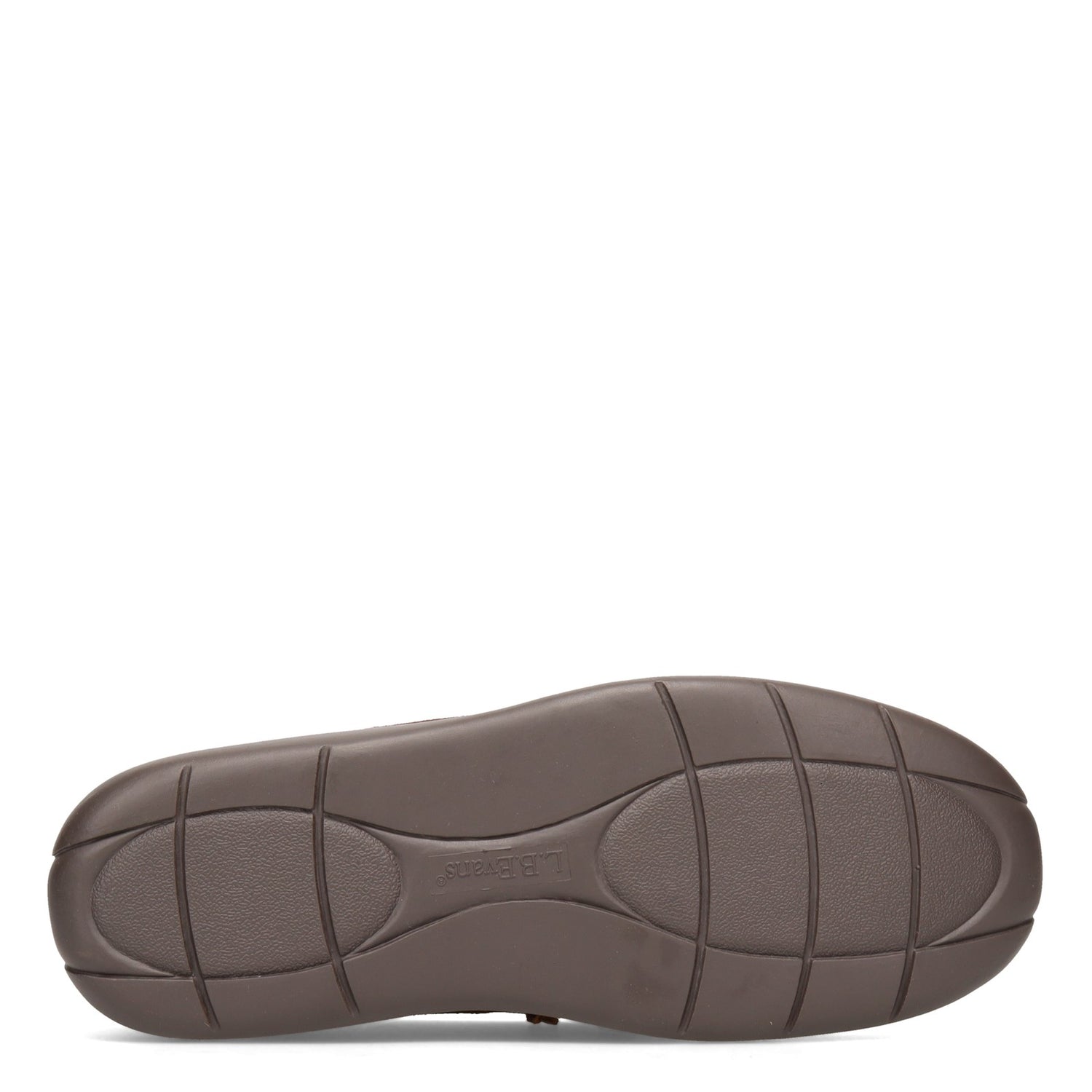 Peltz Shoes  Men's LB Evans Atlin Slipper CHOCOLATE 1132