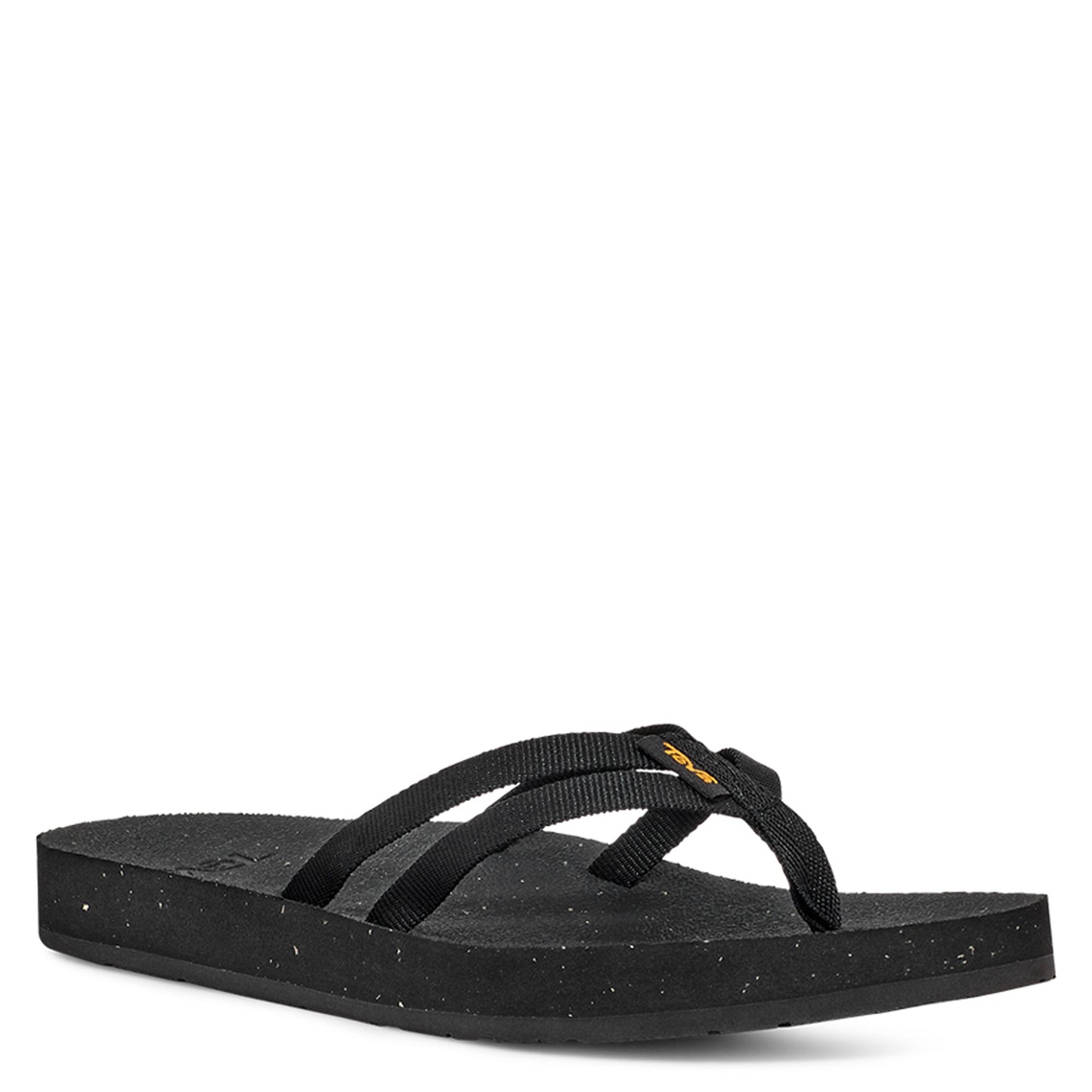 Peltz Shoes  Women's Teva Reflip Strappy Sandal BLACK 1134350-BLK
