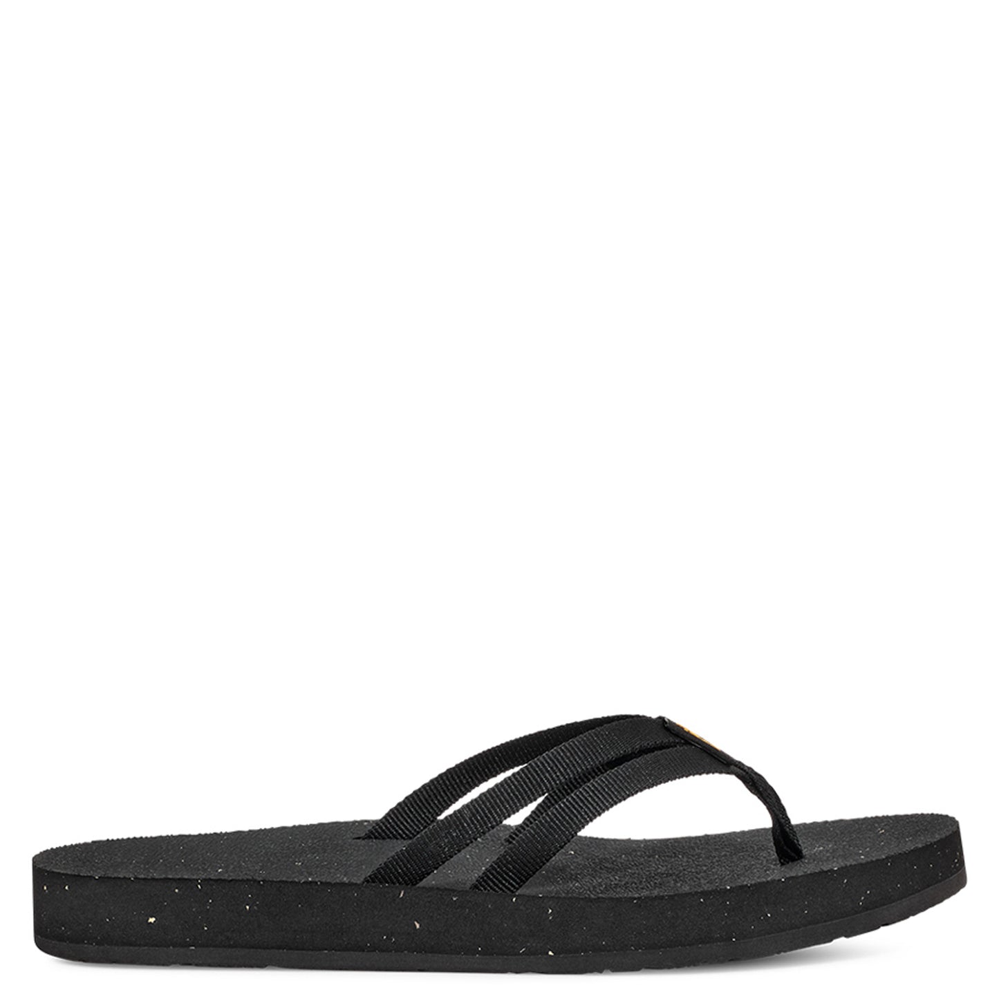 Peltz Shoes  Women's Teva Reflip Strappy Sandal BLACK 1134350-BLK