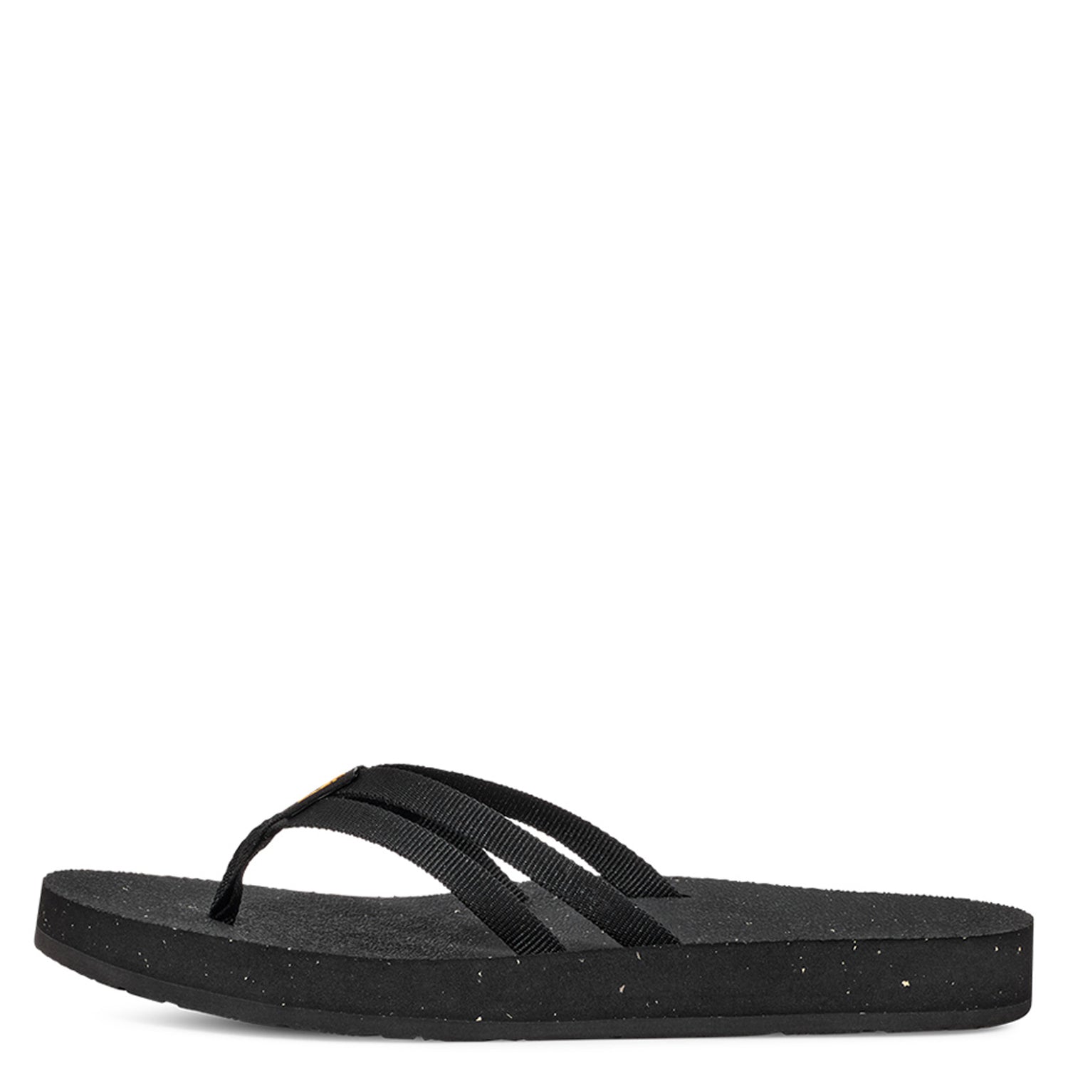Peltz Shoes  Women's Teva Reflip Strappy Sandal BLACK 1134350-BLK