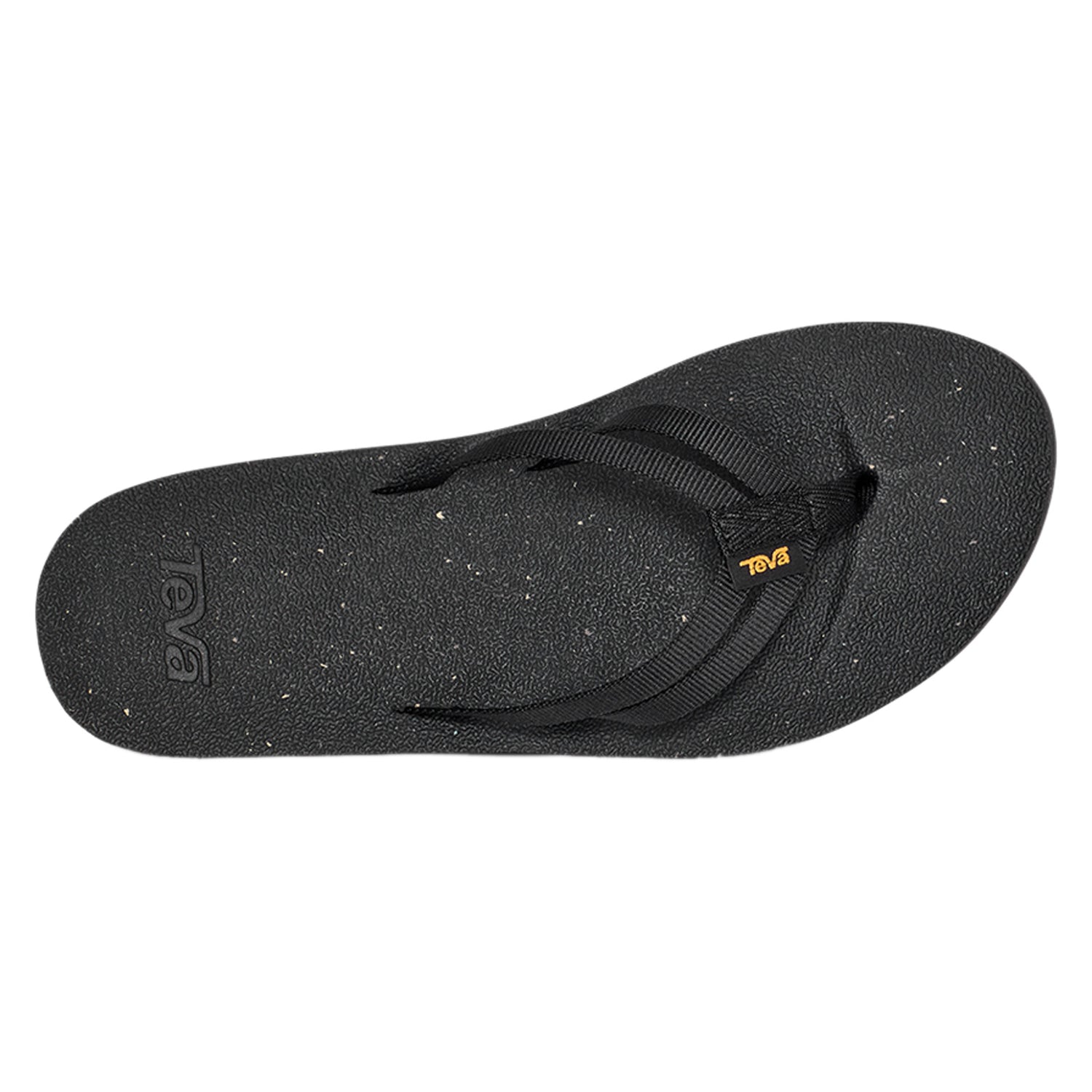 Peltz Shoes  Women's Teva Reflip Strappy Sandal BLACK 1134350-BLK