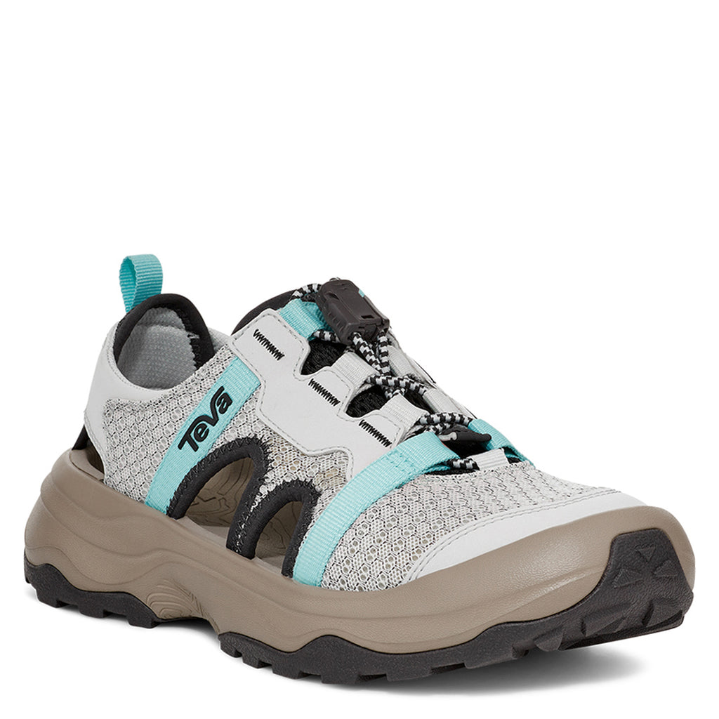 [POS] Women's Teva Outflow Closed Toe Sandal GREY AQUA MIX 1134364-LURK-POS
