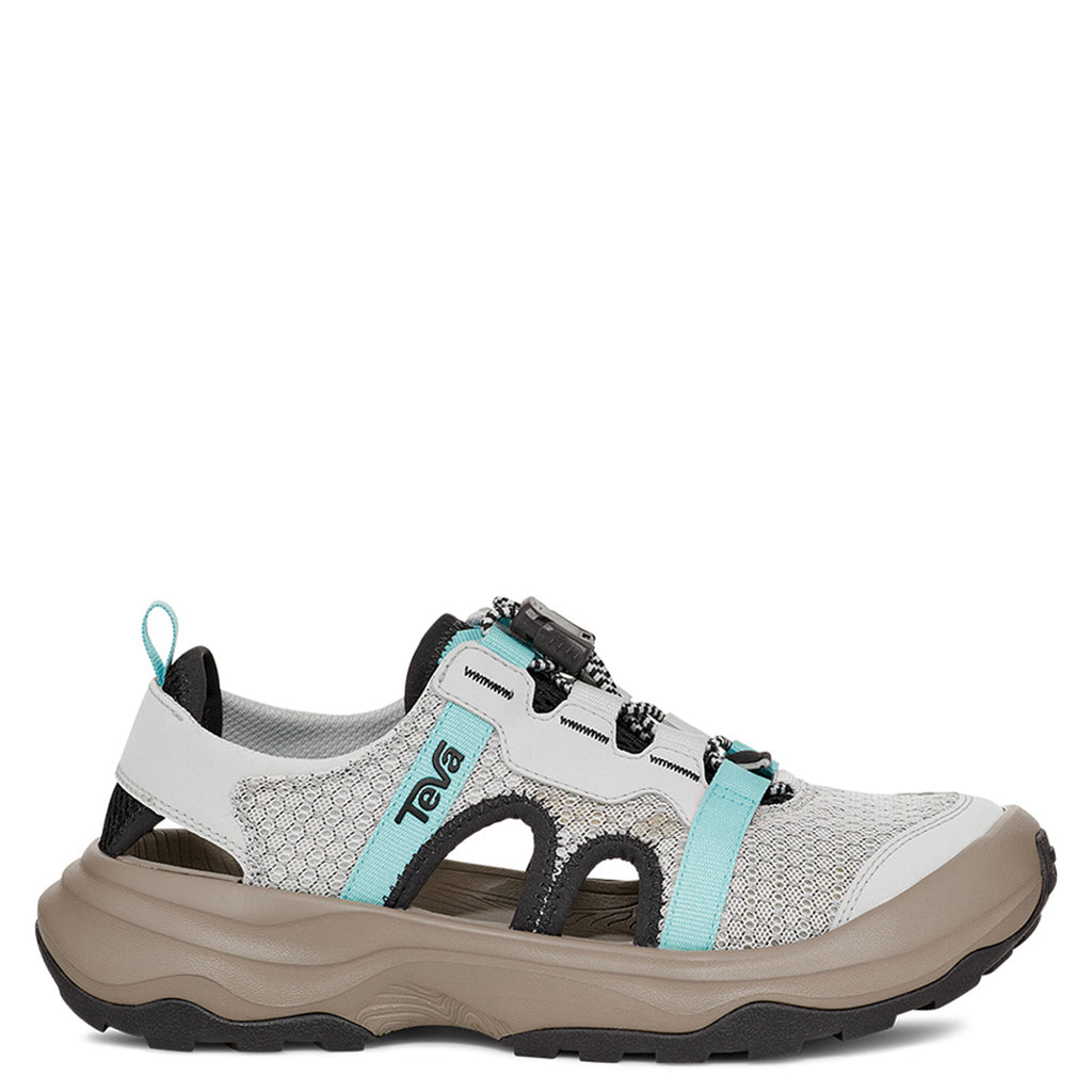 [POS] Women's Teva Outflow Closed Toe Sandal GREY AQUA MIX 1134364-LURK-POS