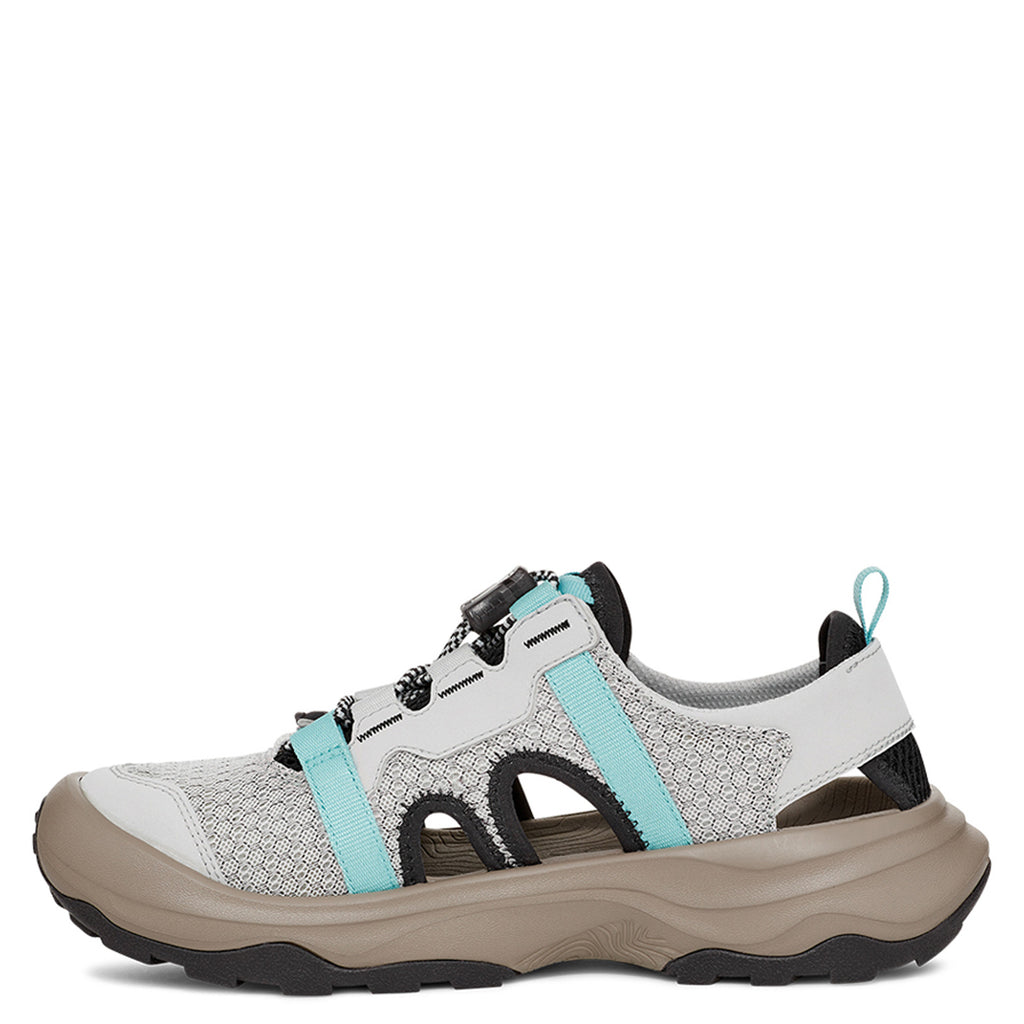 [POS] Women's Teva Outflow Closed Toe Sandal GREY AQUA MIX 1134364-LURK-POS