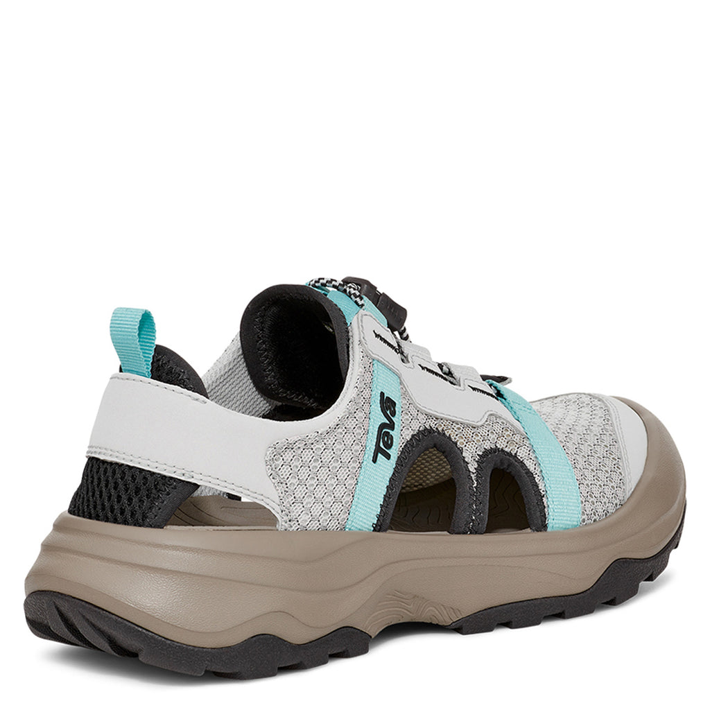 [POS] Women's Teva Outflow Closed Toe Sandal GREY AQUA MIX 1134364-LURK-POS