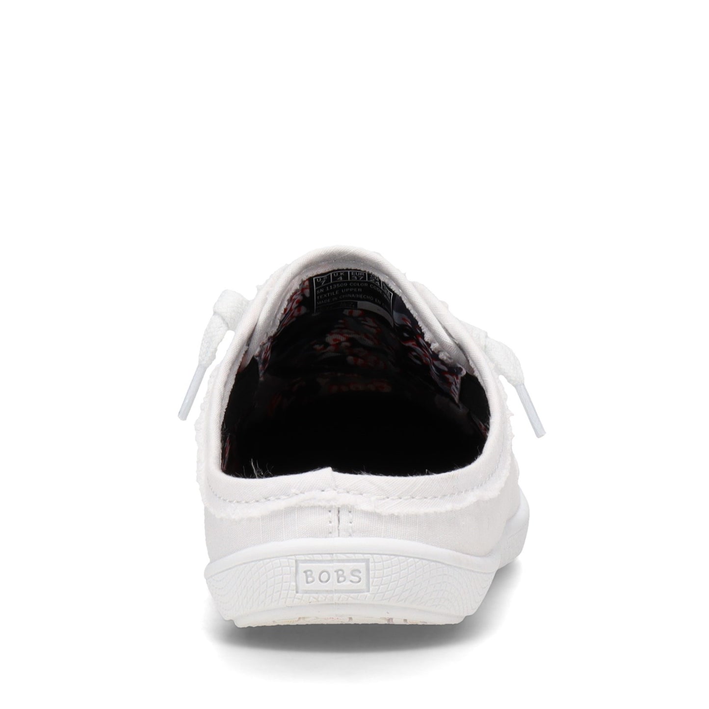 Peltz Shoes  Women's Skechers BOBS B Cute - Lemon Squeezy Slip-On Sneaker WHITE 113509-WHT