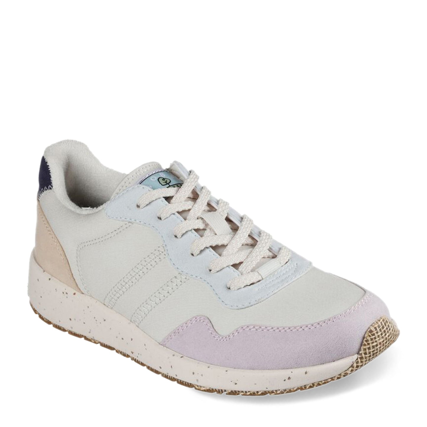 Peltz Shoes  Women's Skechers BOBS Groove - Club Change Sneaker WHITE MULTI 113536-WMLT