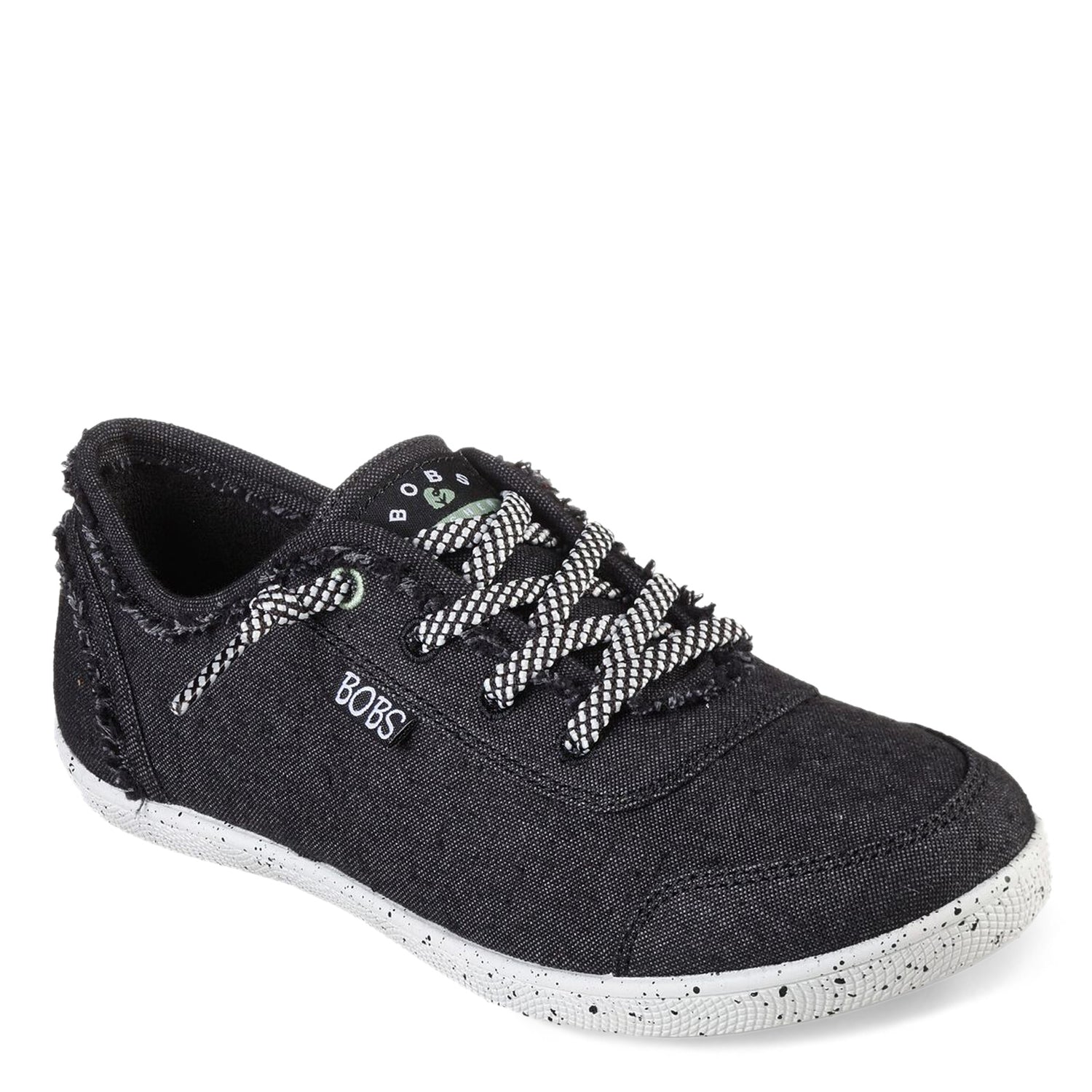 Peltz Shoes  Women's Skechers BOBS B Cute Clean Life Sneaker BLACK 113537-BLK