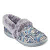 Peltz Shoes  Women's Skechers BOBS Too Cozy - Wandering Eyez Slipper GREY 113683-GYMT