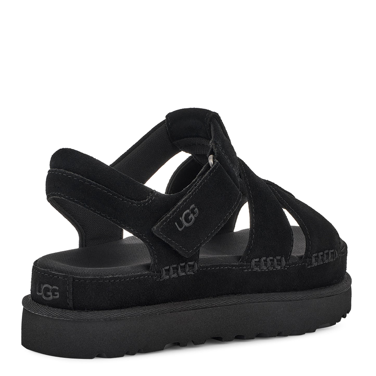 Peltz Shoes  Women's Ugg Goldenstar Strap Sandal BLACK 1137890-BLK