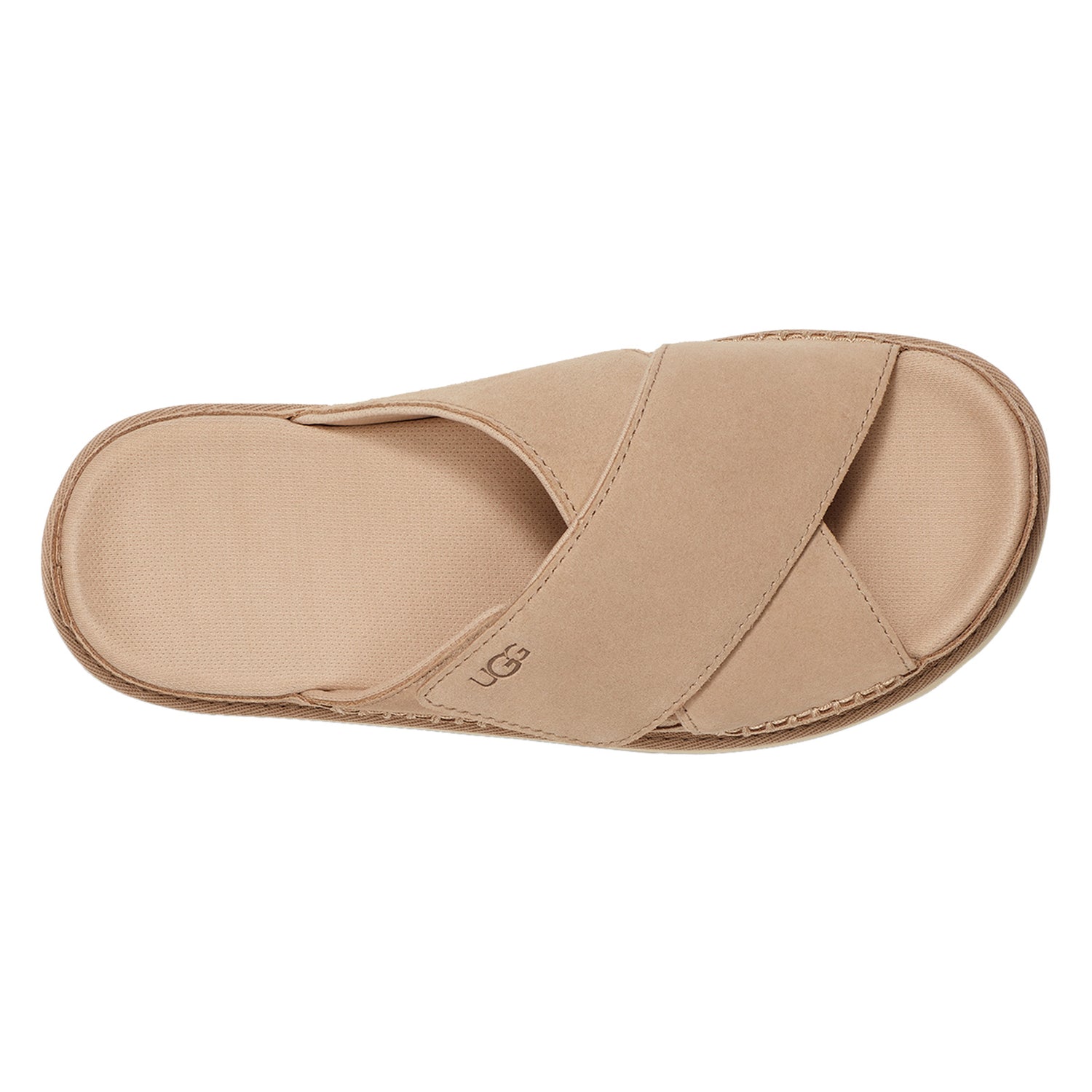 Peltz Shoes  Women's Ugg Goldenstar Slide Sandal DRIFTWOOD 1137910-DRI