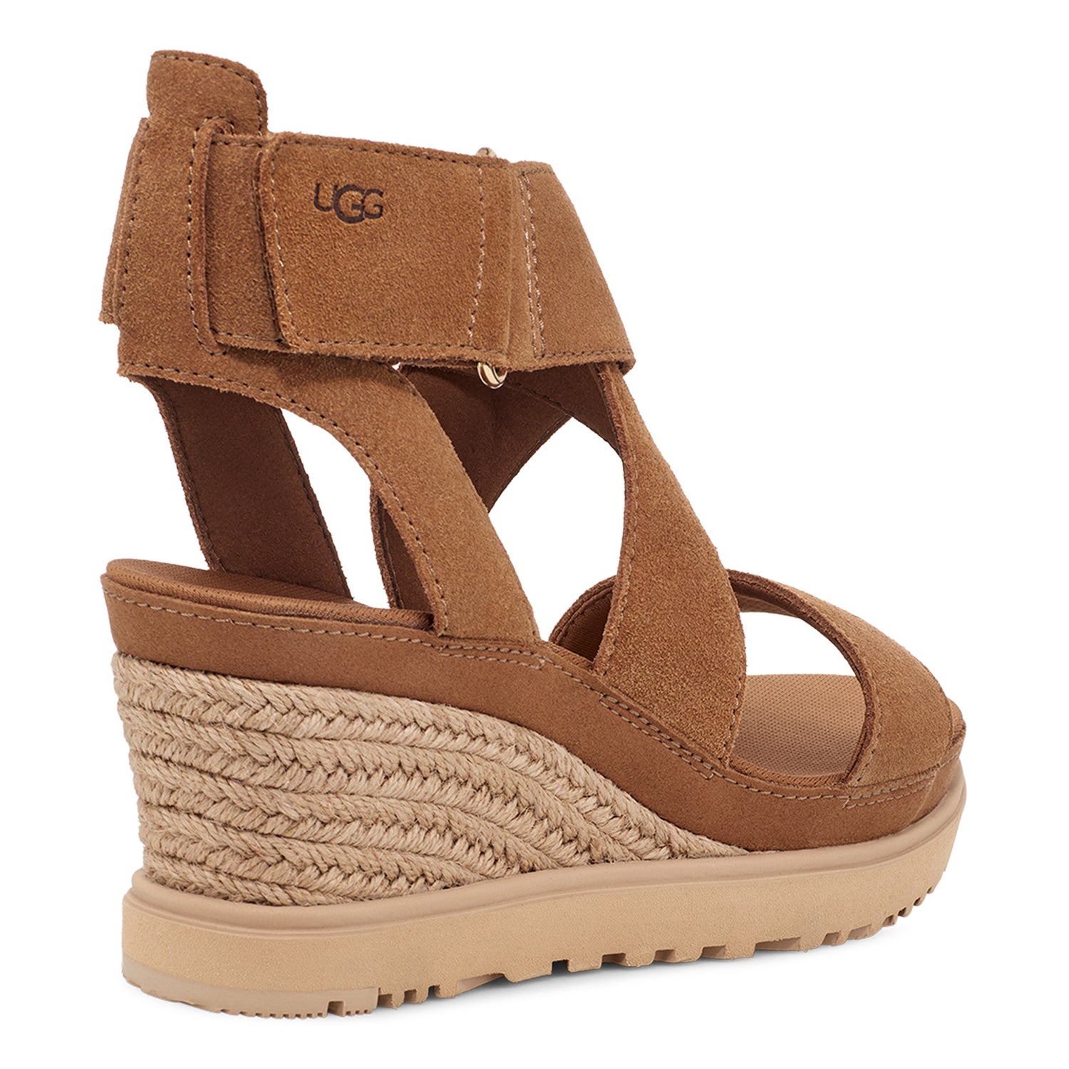 Peltz Shoes  Women's Ugg Ileana Strap Sandal CHESTNUT 1139052-CHE