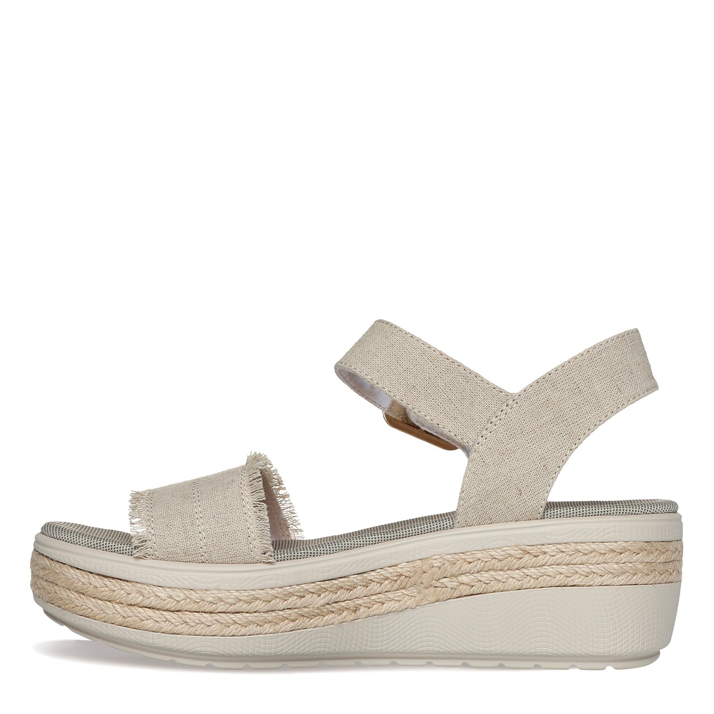 Peltz Shoes  Women's Skechers BOBS – Empress Sandal Natural 114050-NAT