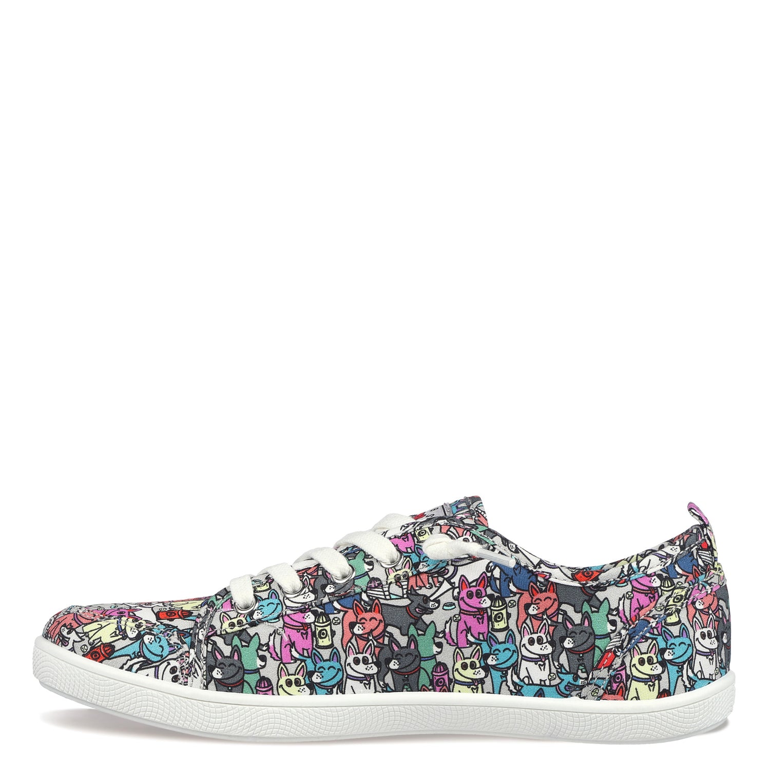 Peltz Shoes  Women's Skechers BOBS B Cute - Friends Fur-Ever Sneaker GREY 114093-GYMT