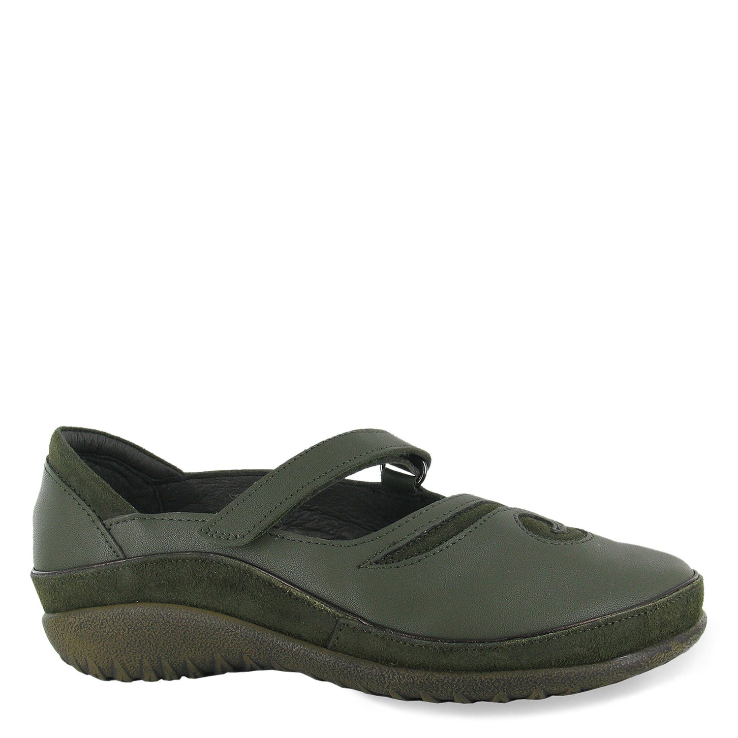 Peltz Shoes  Women's Naot Matai Slip-On Shoe GREEN OLIVE 11410-VBA