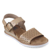 Peltz Shoes  Women's Skechers BOBS Desert Kiss - Sunny Flair Sandal Natural 114143-NAT